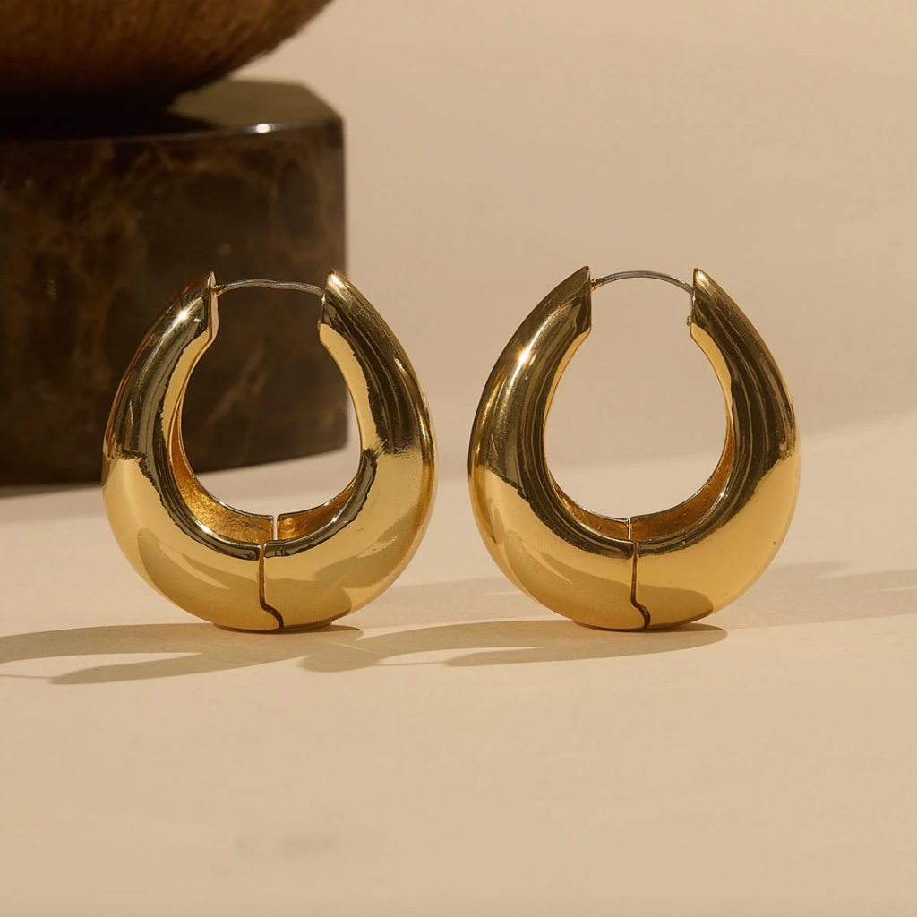 New Mignonne Gavigan Jasmin Hoops Size Medium